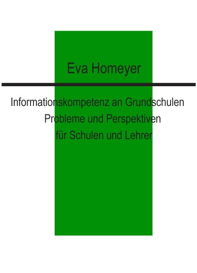 Informationskompetenz an Grundschulen.